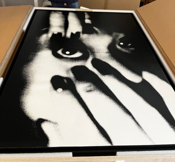 Eyeball Silkscreen on Canvas by DAIDO MORIYAMA - Image 3