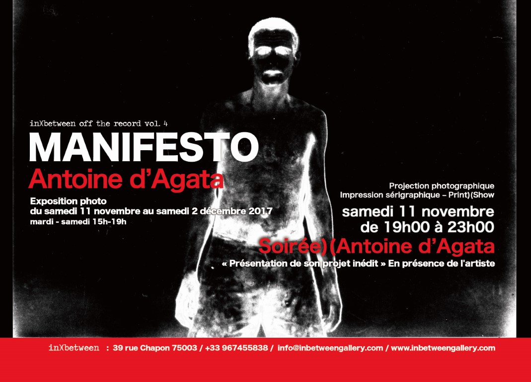 off the record vol. 4 Antoine d’Agata MANIFESTO