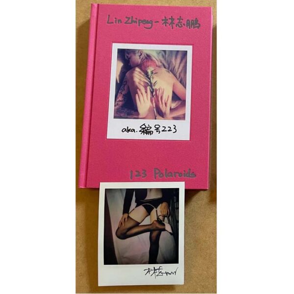 SIGNED - Paris Limited Edition Pink Cover - 123 Polaroids by Lin Zhipeng aka No.223